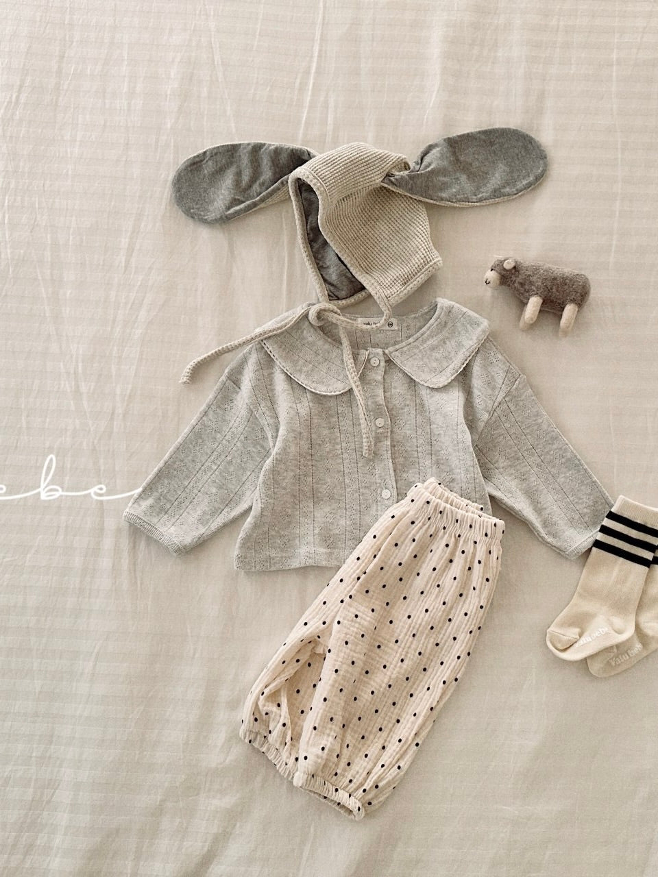 Eyelet sailor cardigan