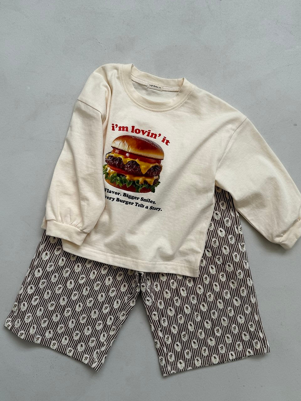 Hamburger long sleeve T