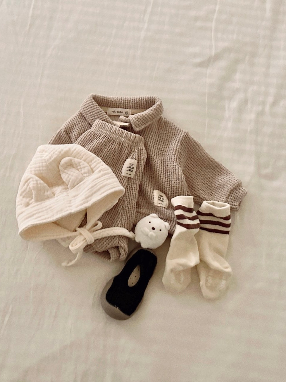 Texture knit polo shirt