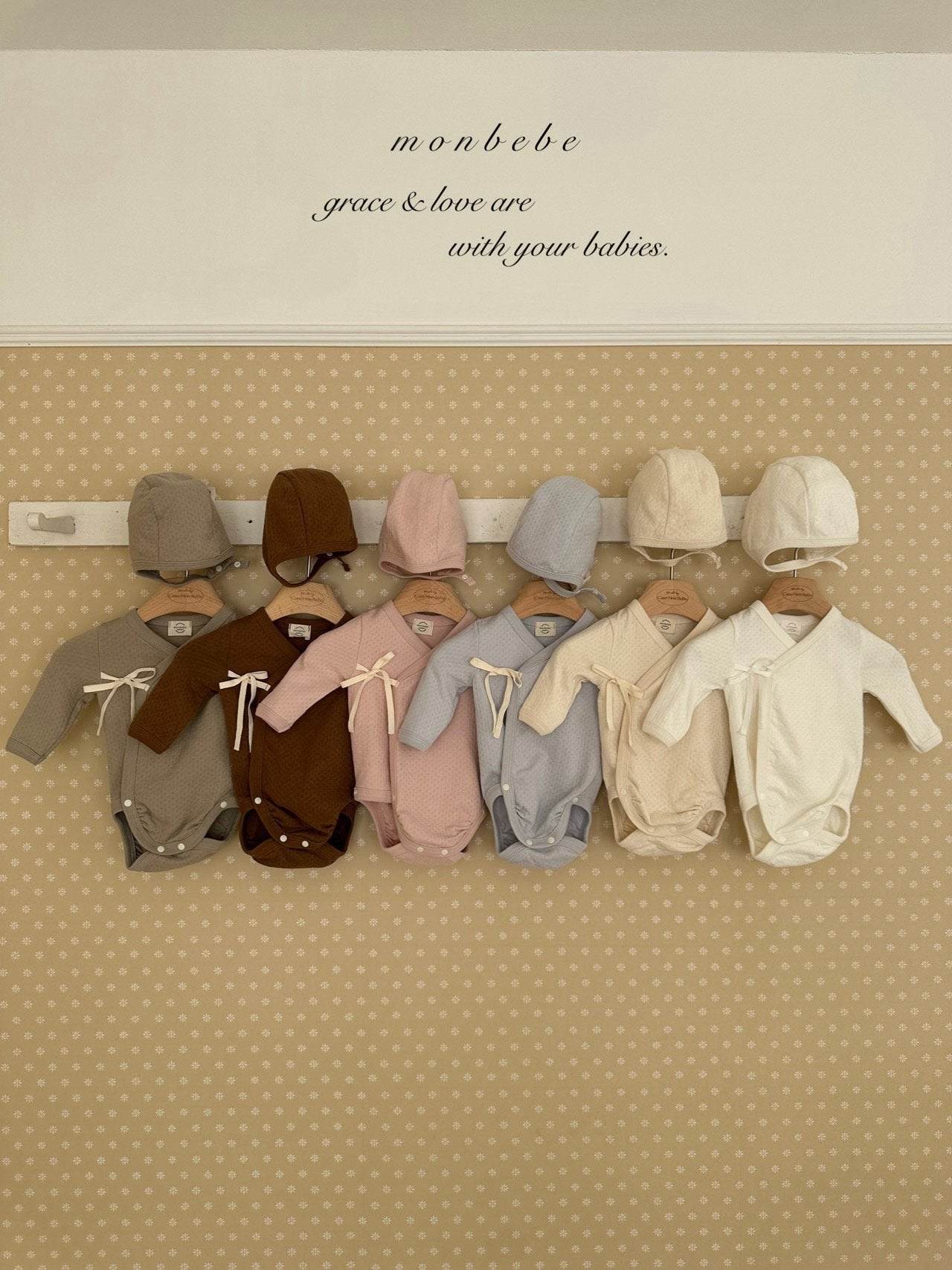 Noah newborn rompers