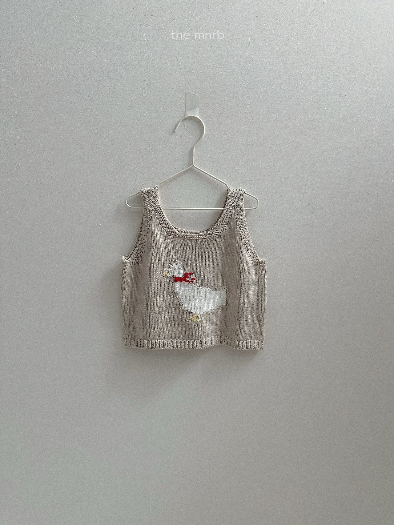 Duck knit vest