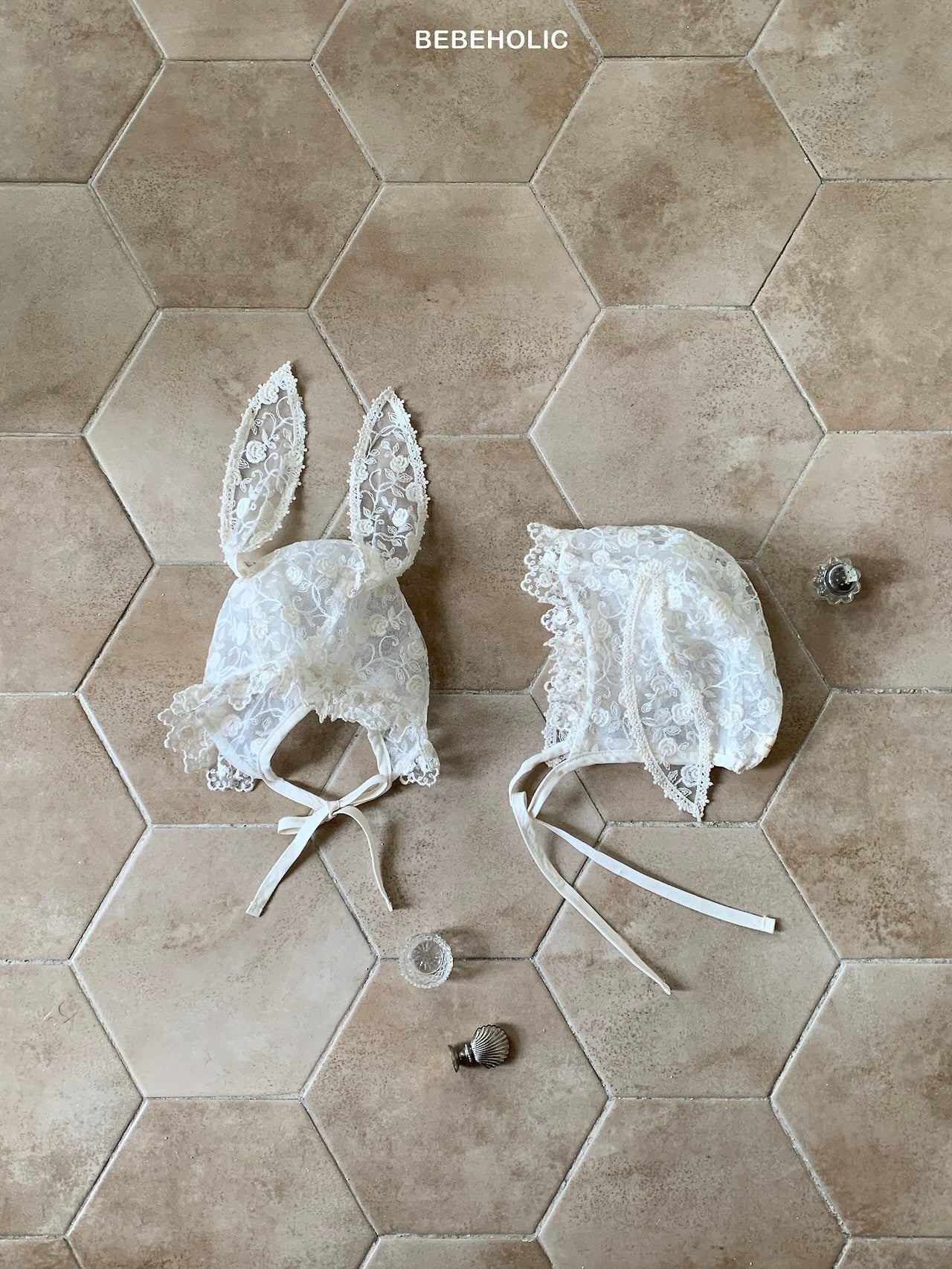 Bunny lace bonnet