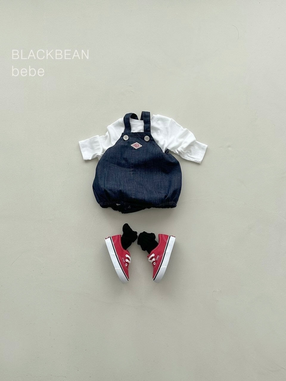 Plack overall set (with T shirt)