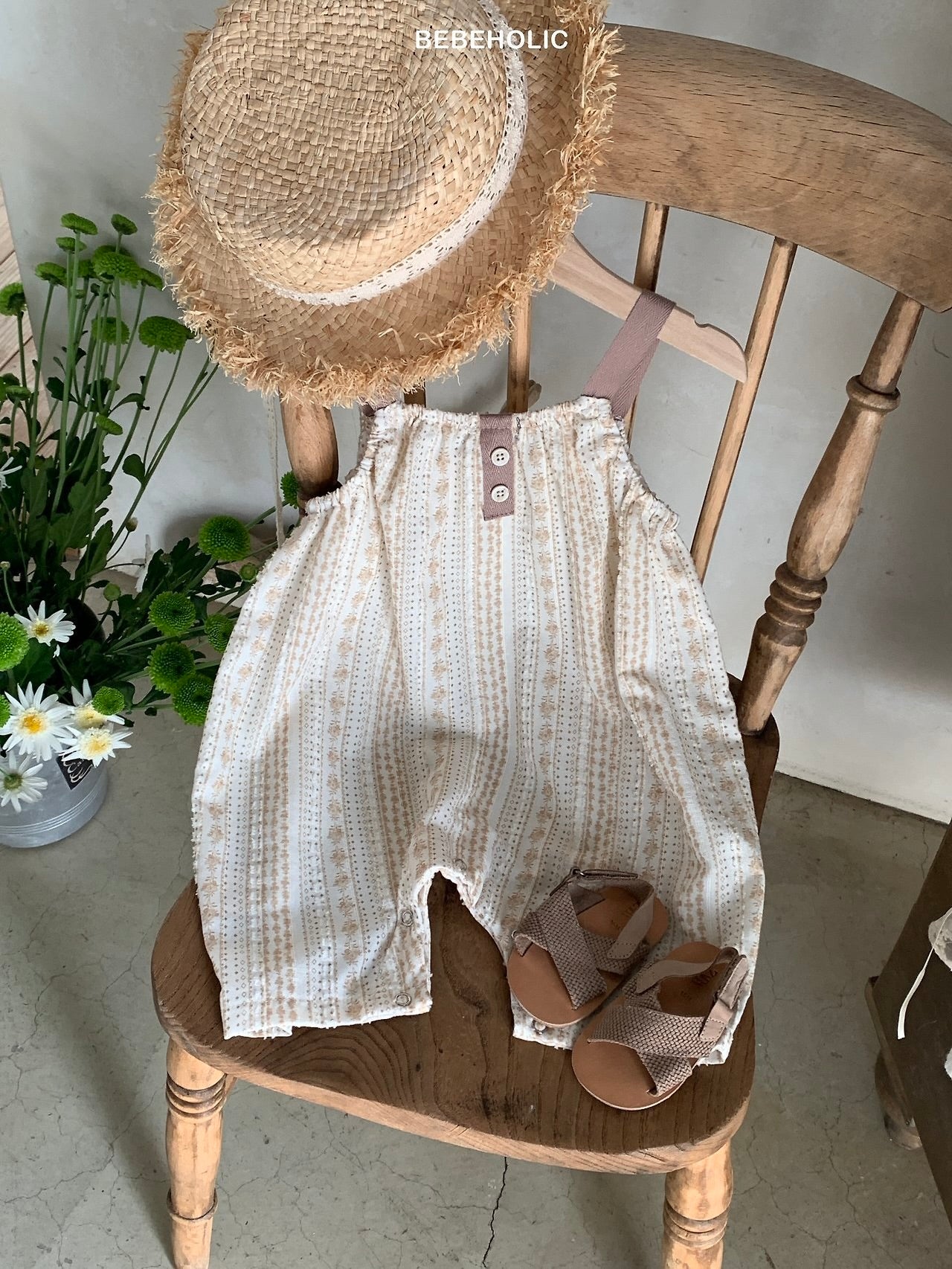 Cute stripe overall