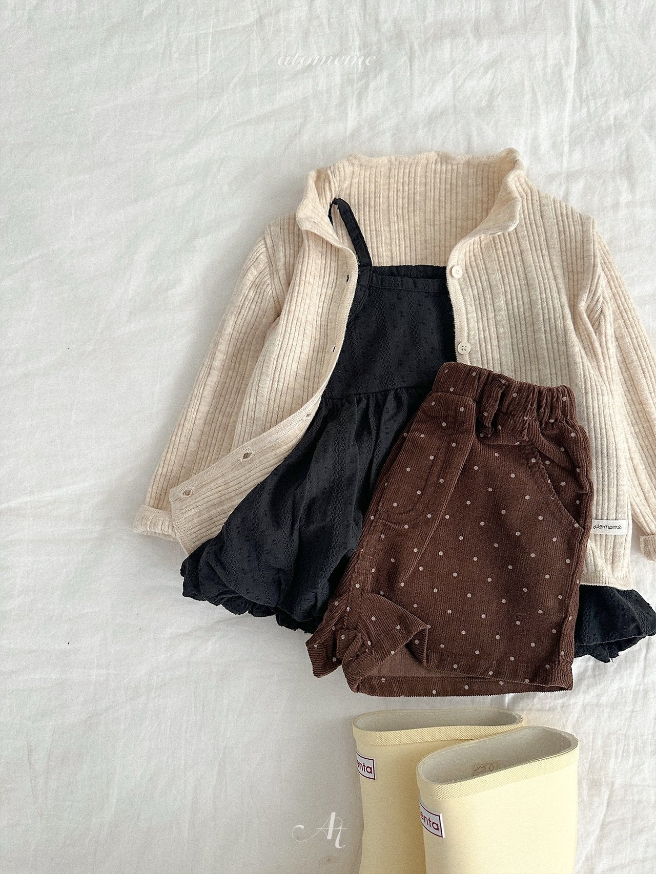French knit cardigan
