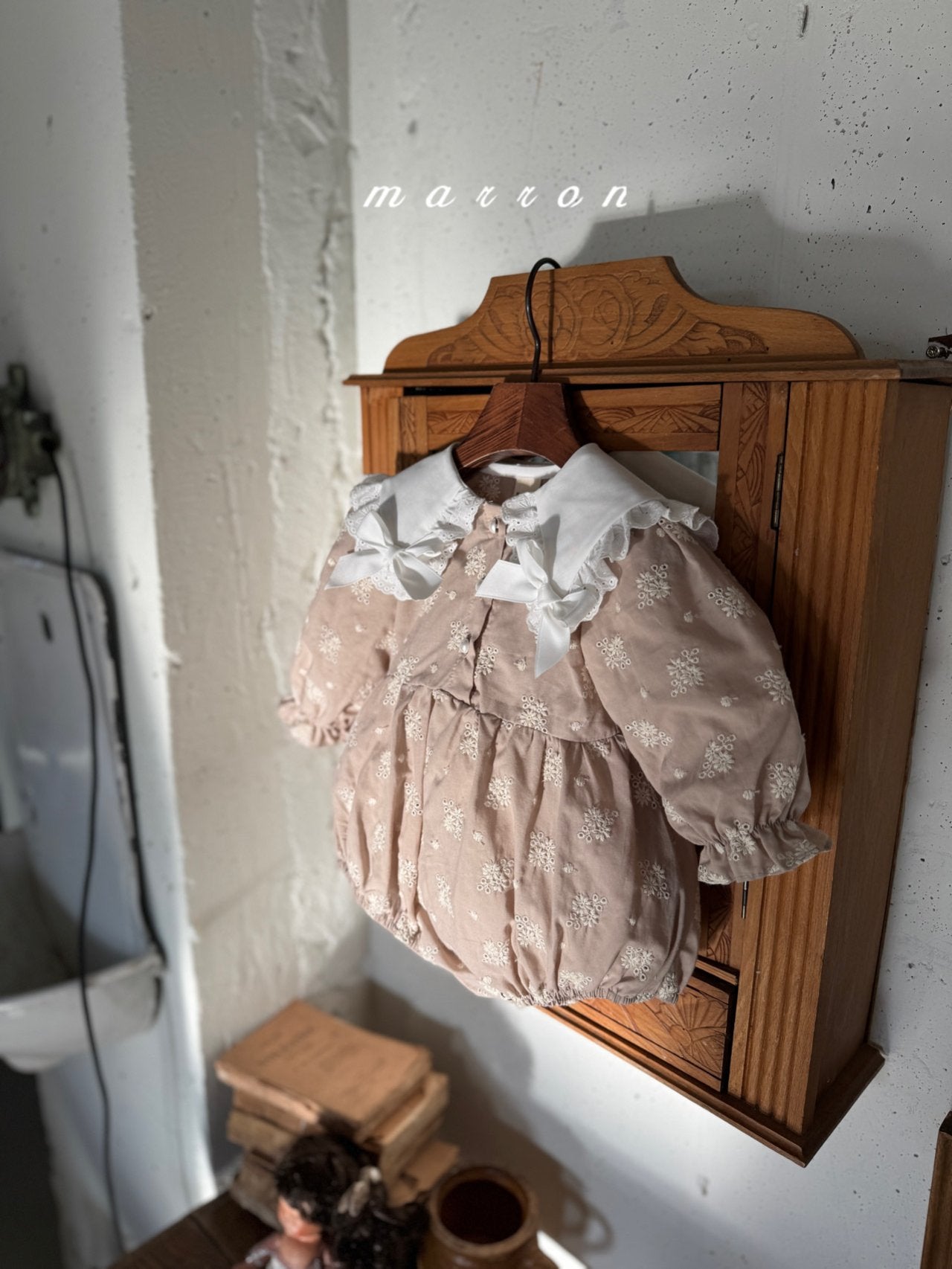 Petit ribbon rompers