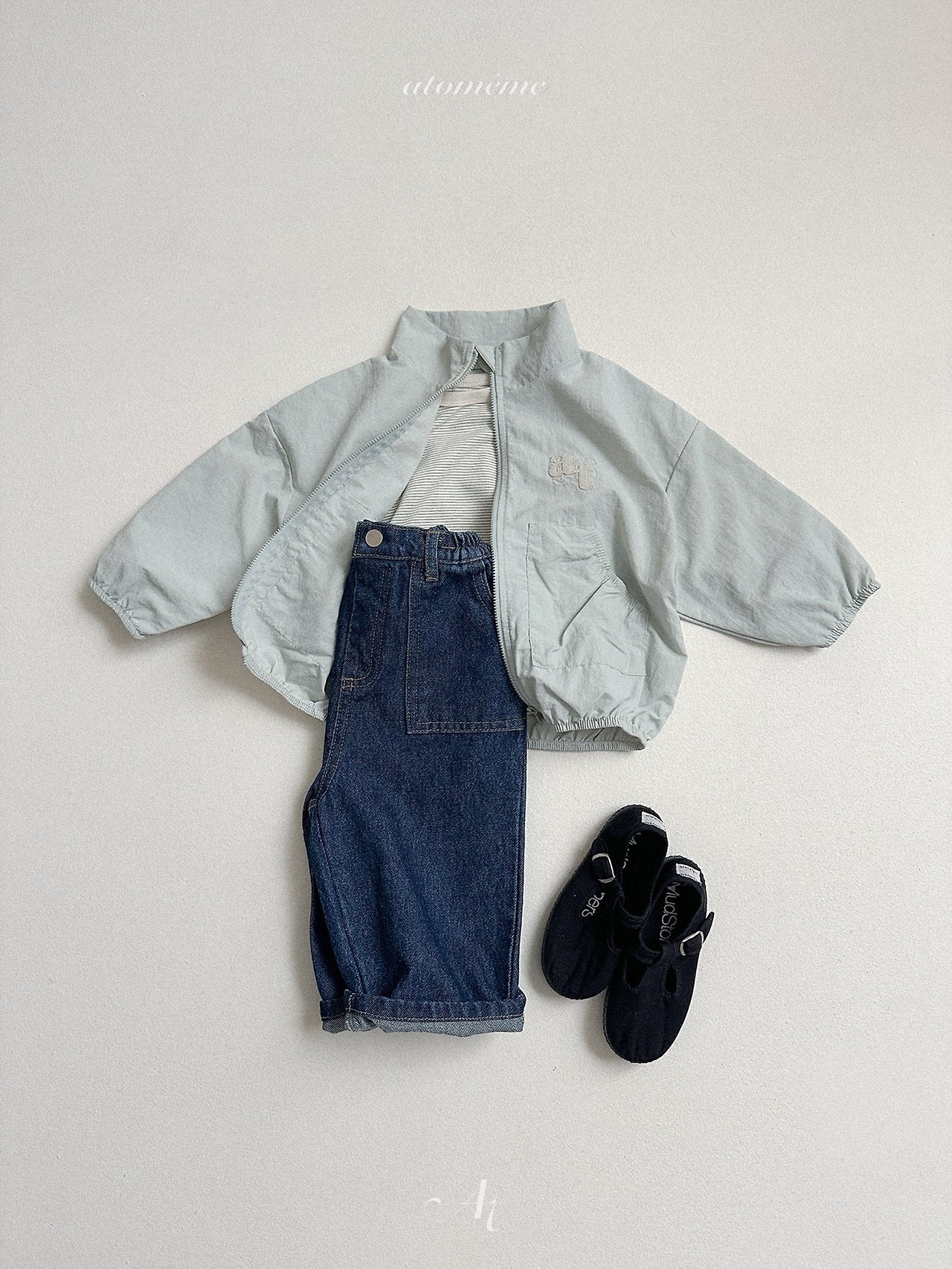 Honeybee faded denim pants