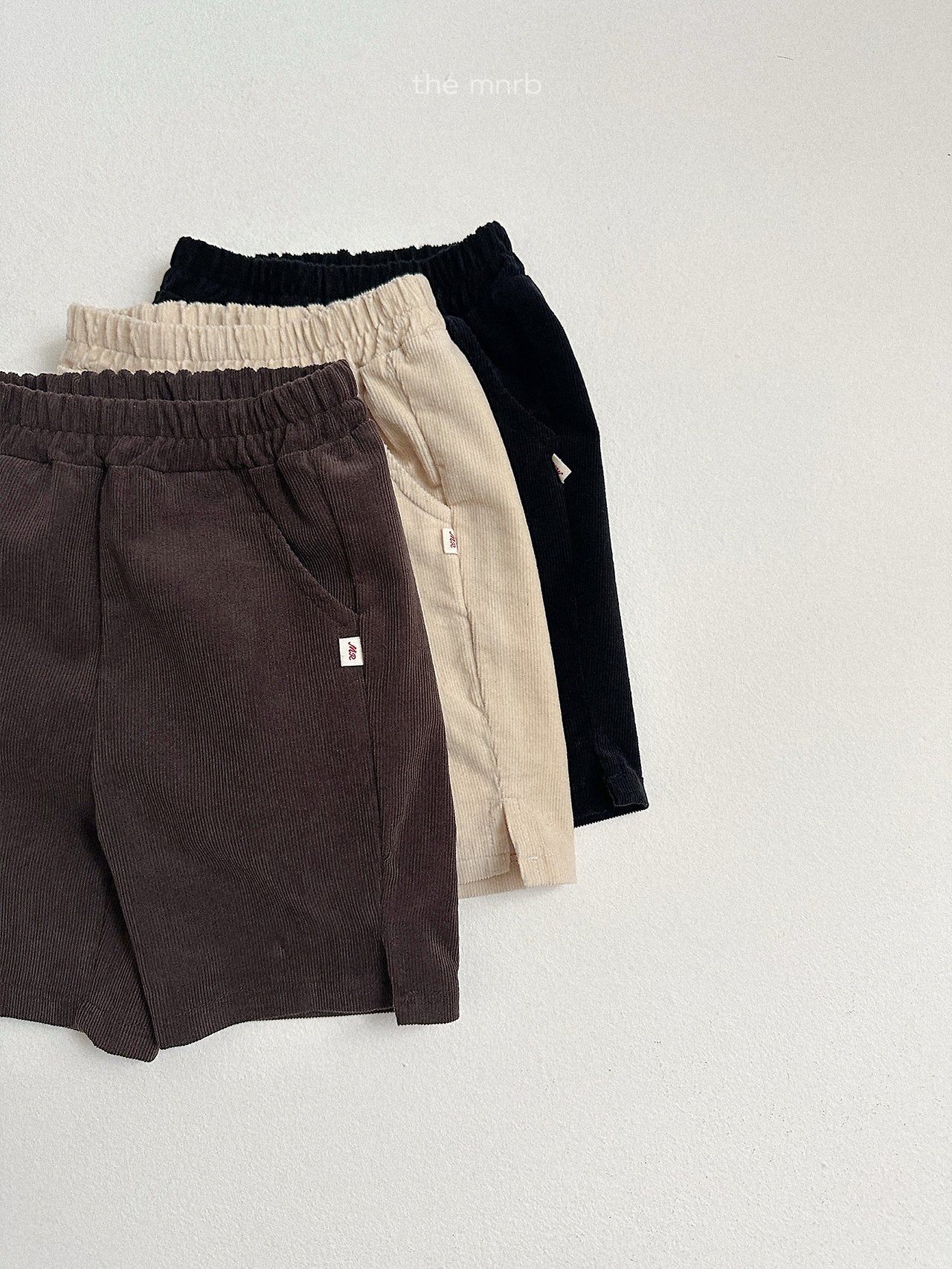 Corduroy capri pants