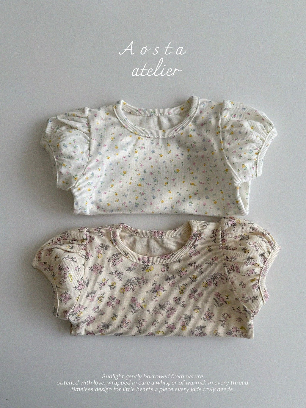 Lala floral puff T