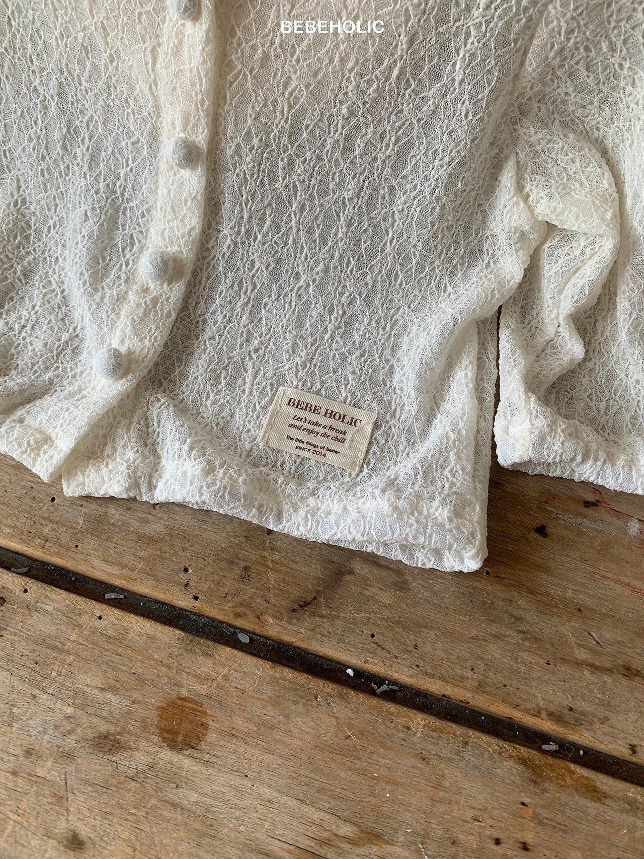 Lace hooded jacket