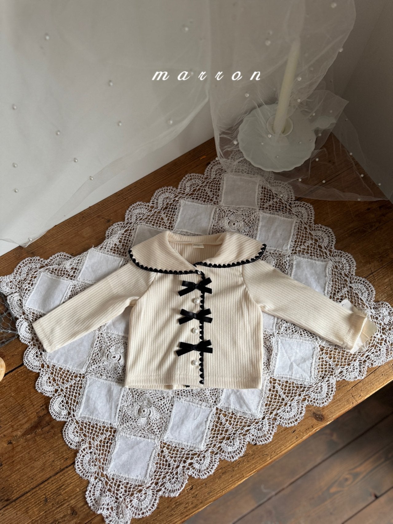 Sailor ribbon cardigan