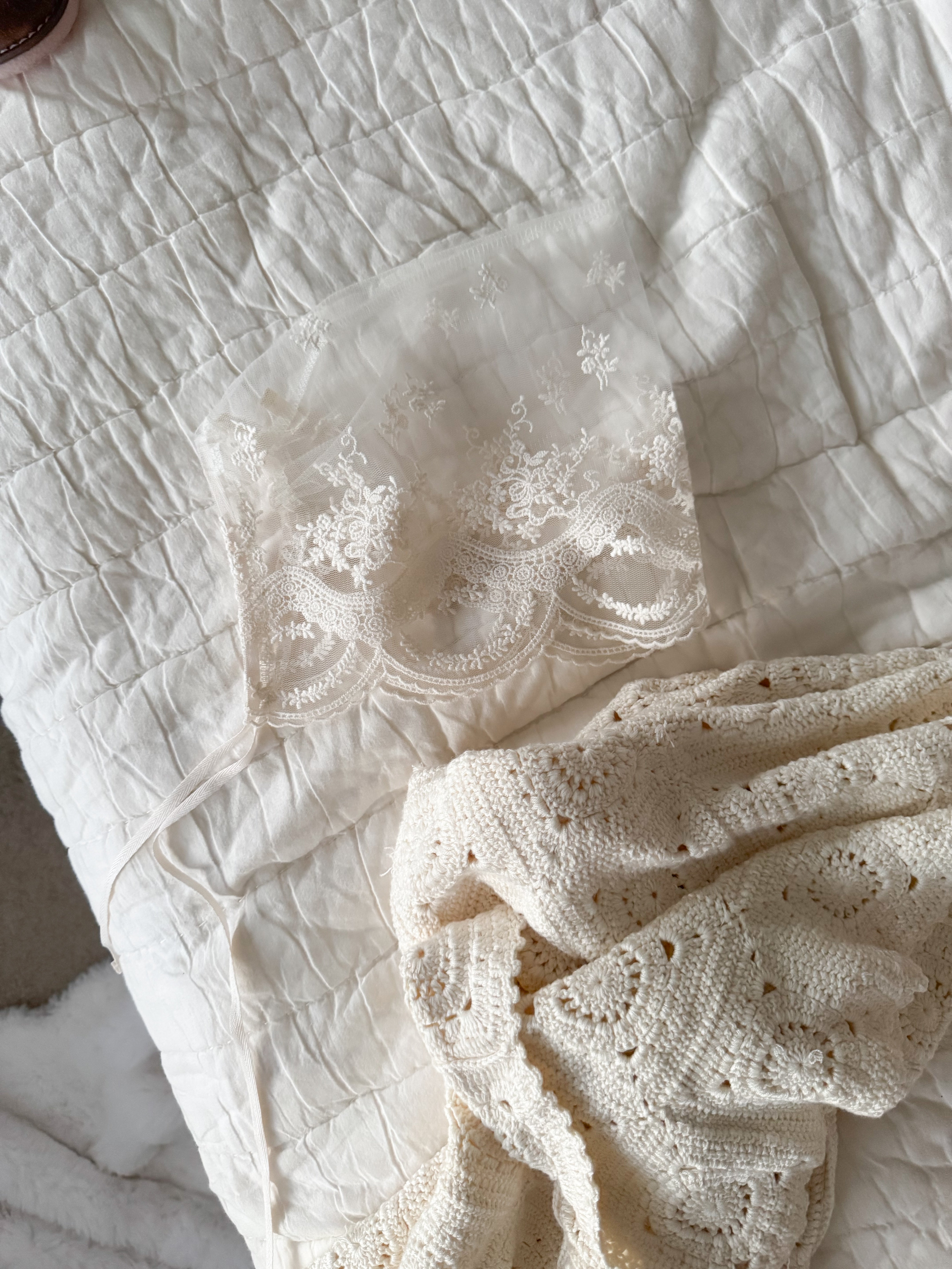 Classic Embroidery Bonnet