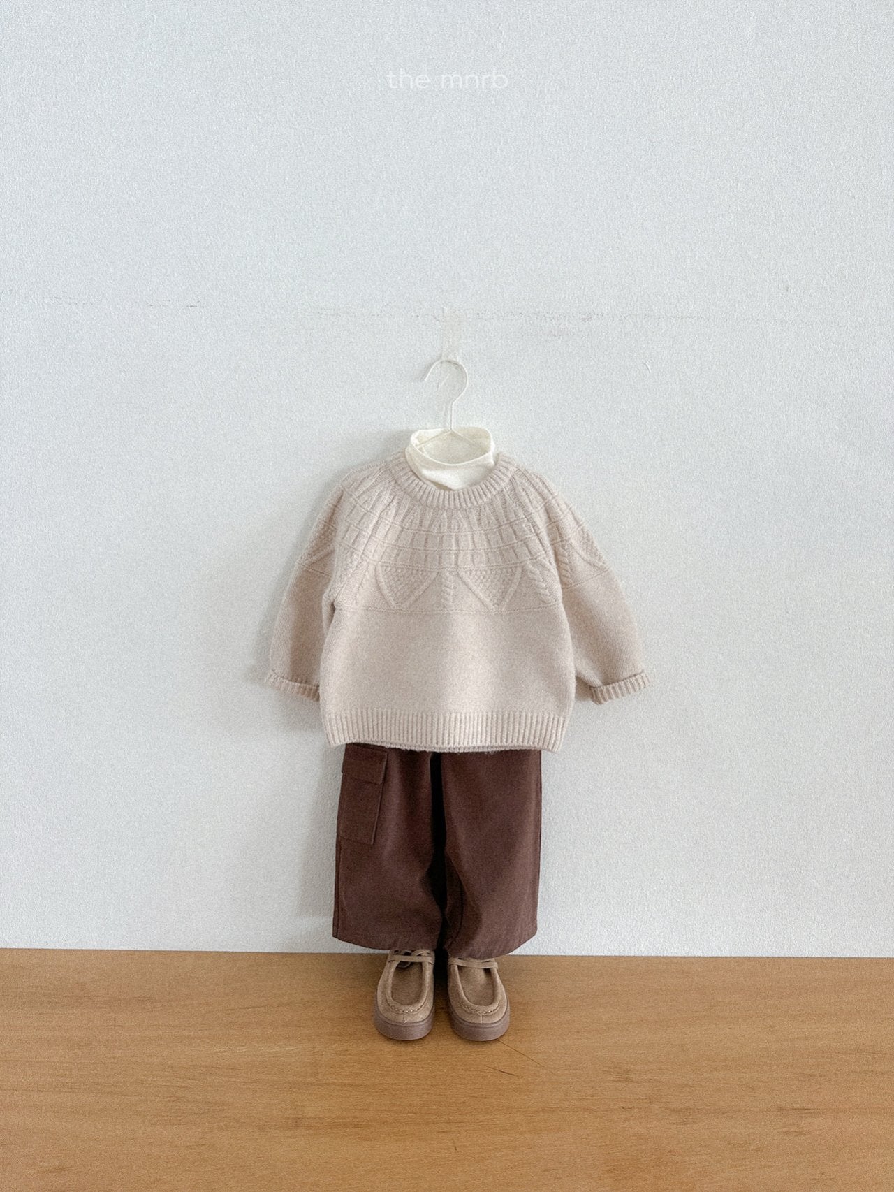 Peach warm half turtleneck T