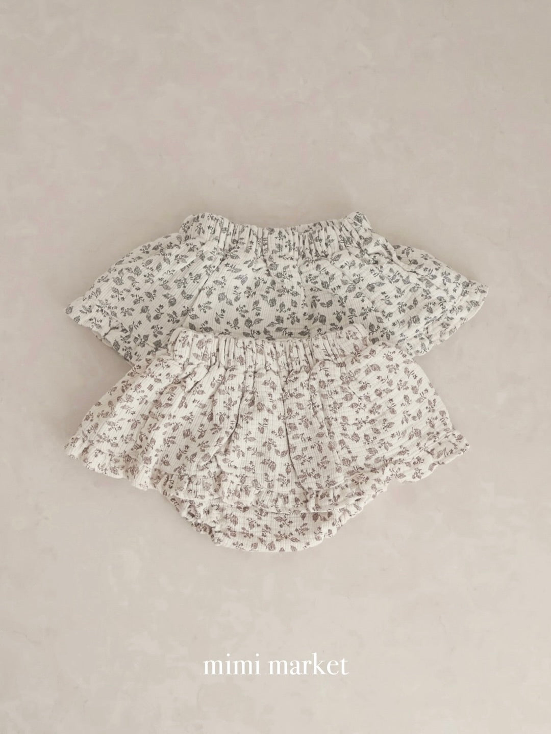 Flower frill cancan skirt