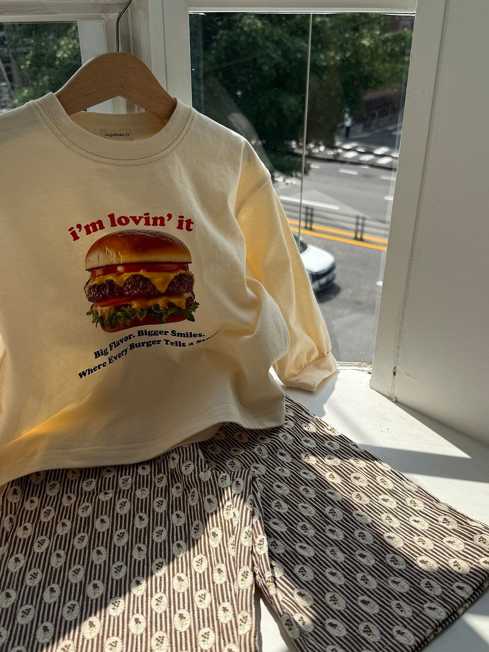 Hamburger long sleeve T