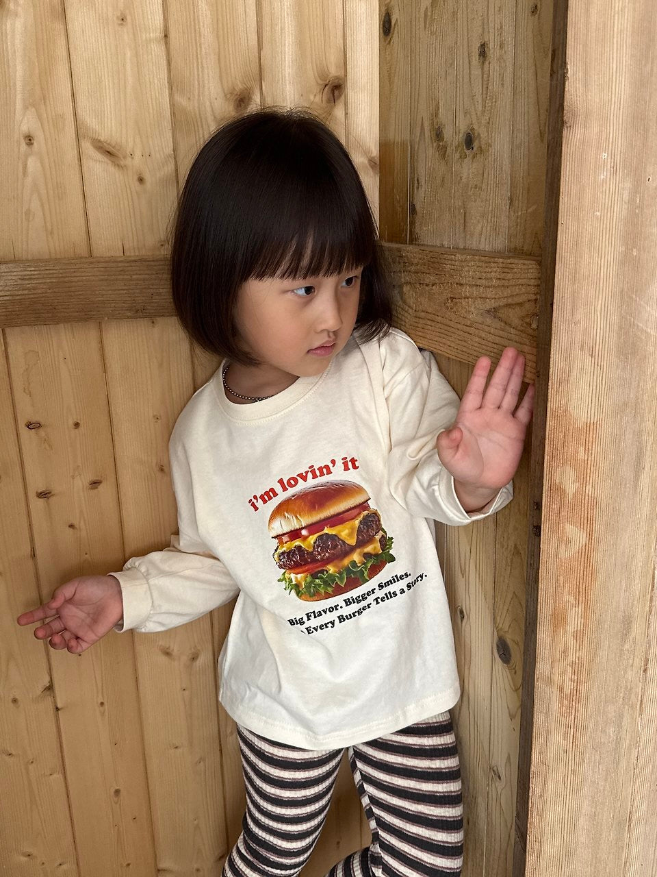 Hamburger long sleeve T