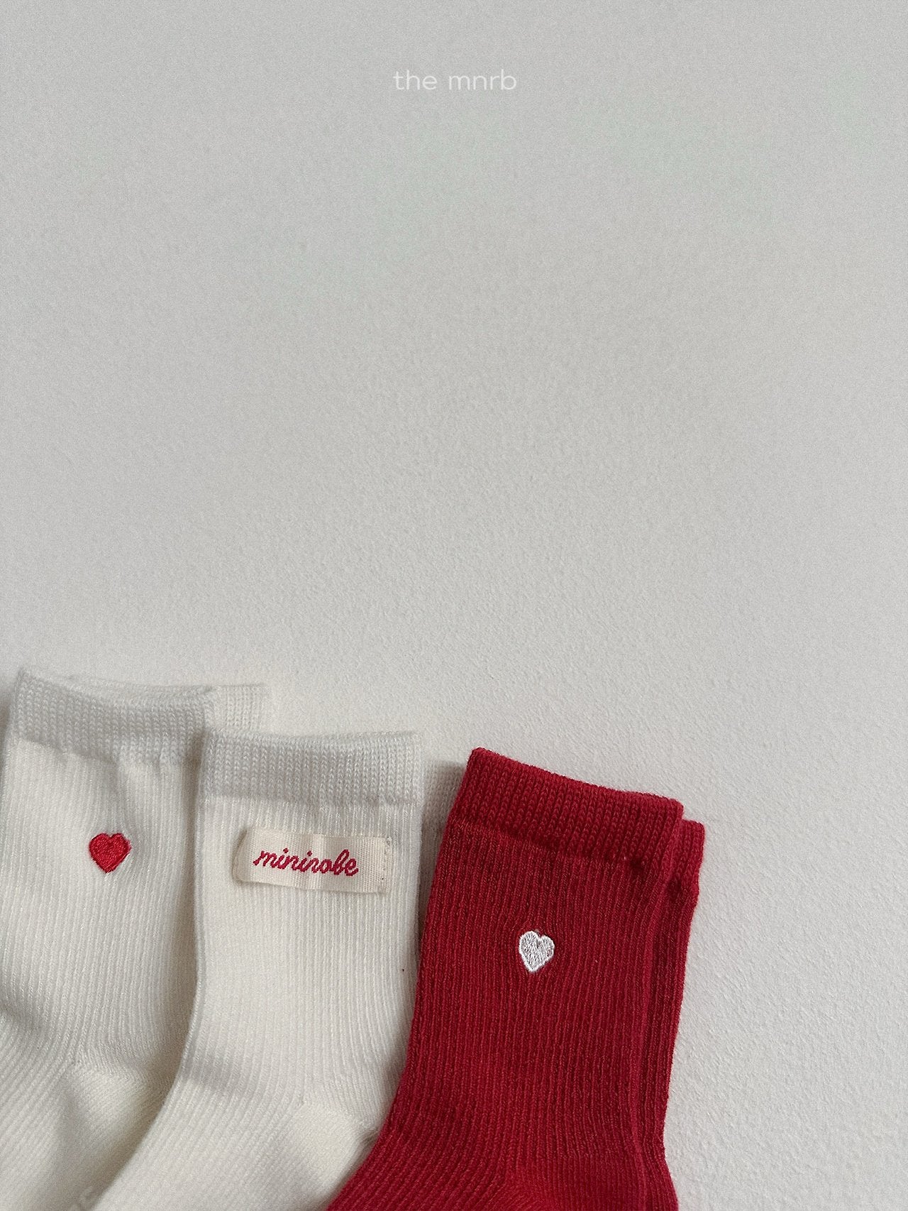 Heart logo socks (3 piece set)