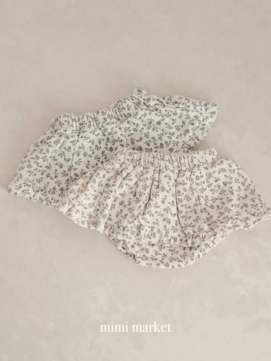 Flower frill cancan skirt