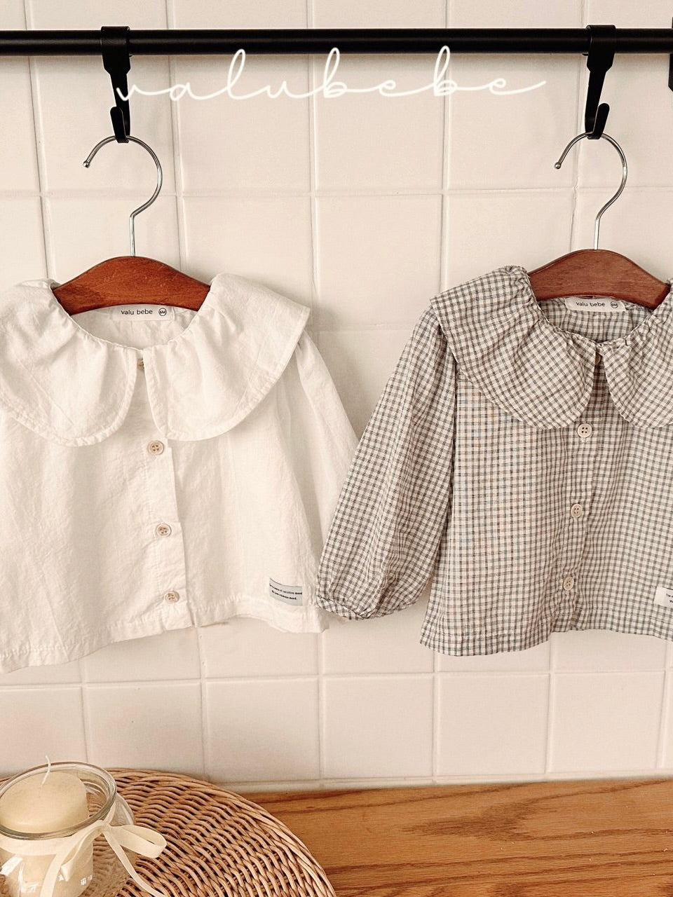 Annie big collar blouse