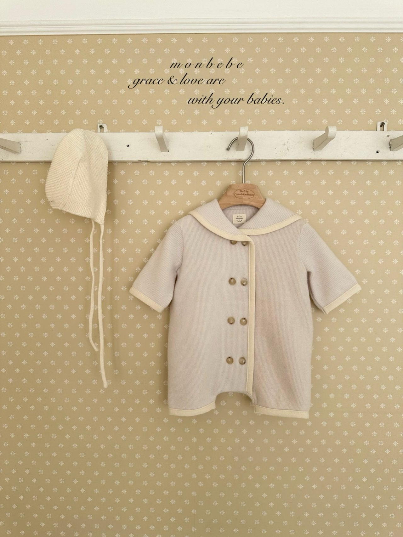 Handmade sailor rompers