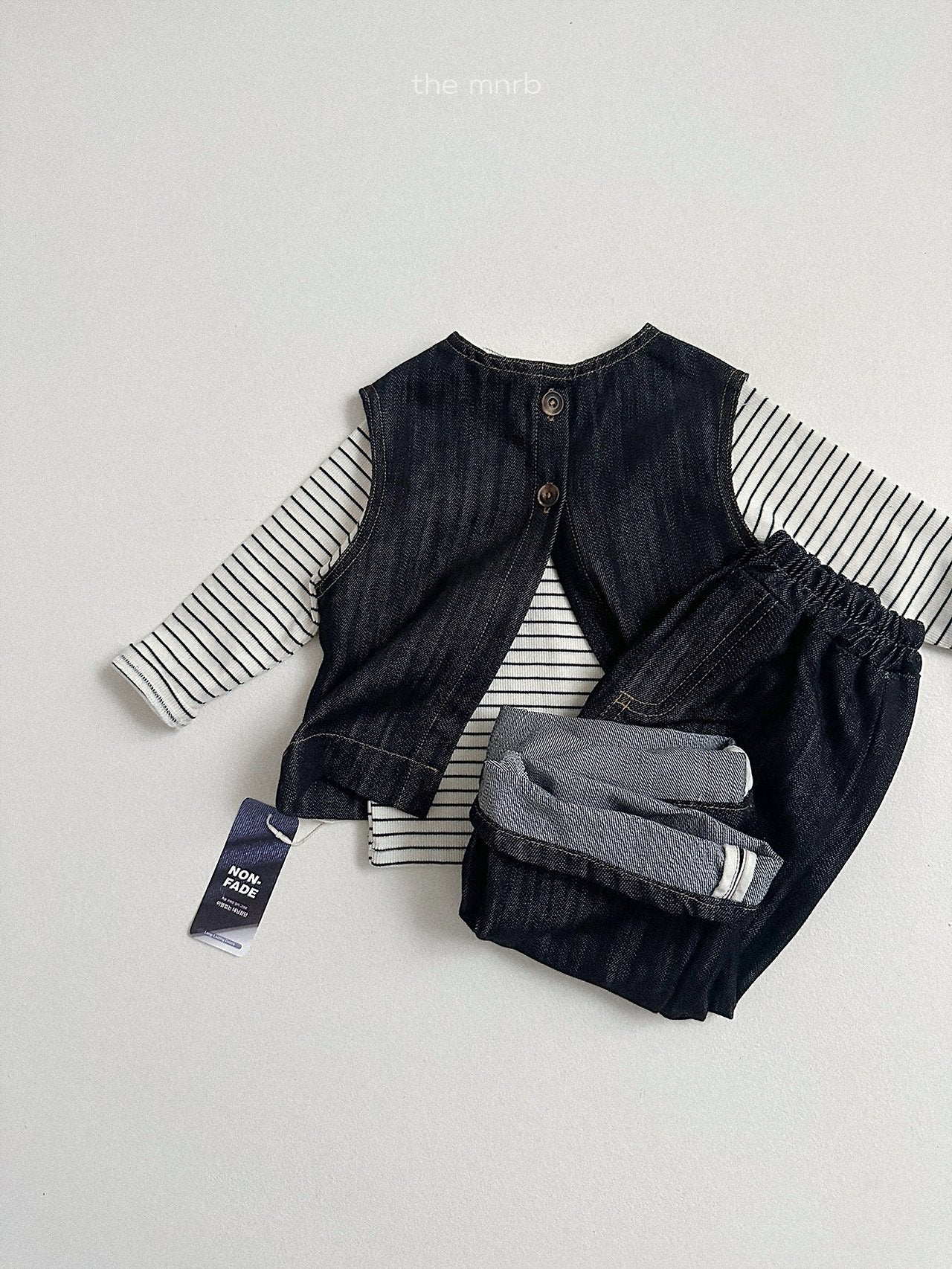 Non-fade denim pants