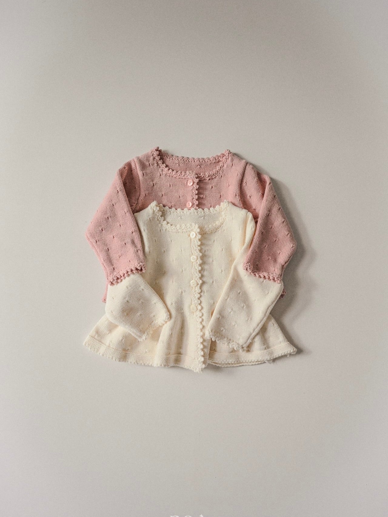 Flare knit cardigan