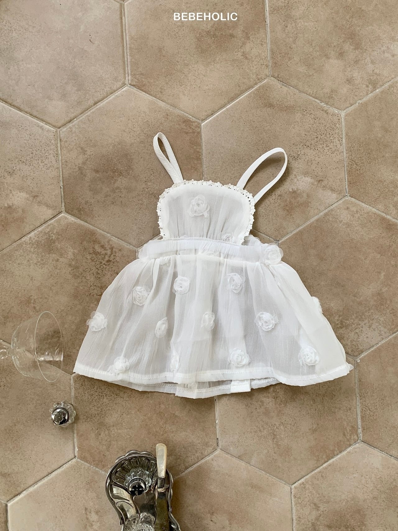 Rose apron skirt