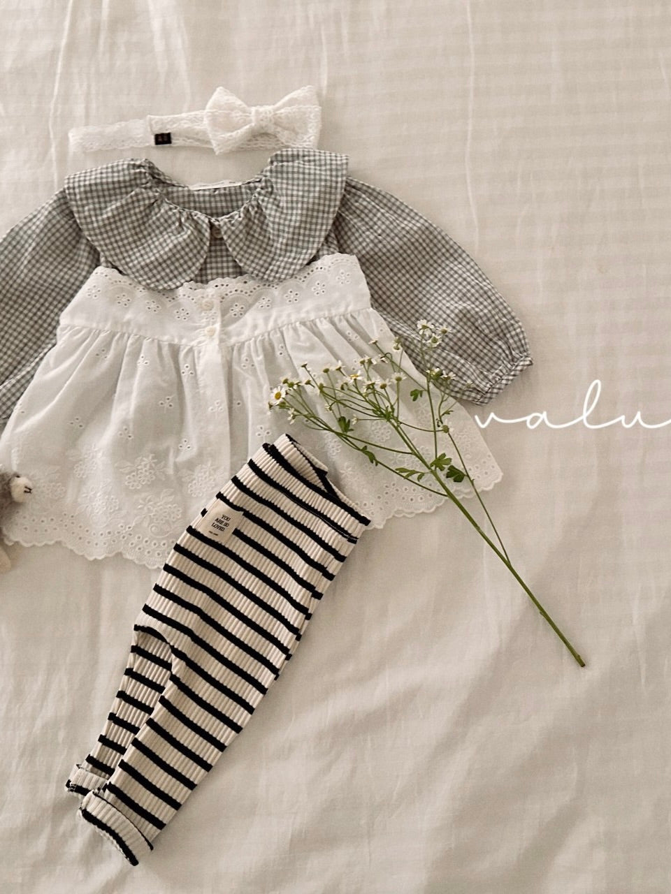 Spring layered one piece