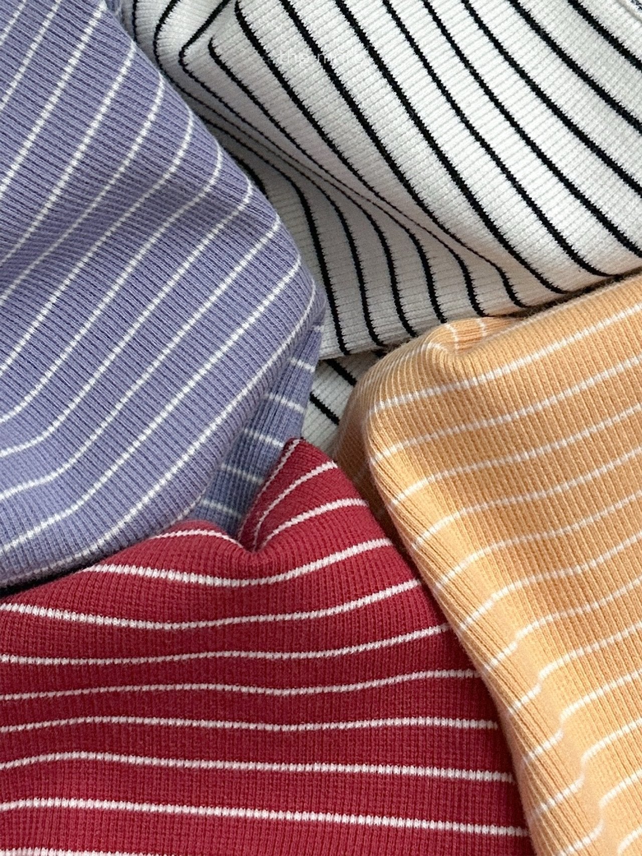 Round striped long sleeve T