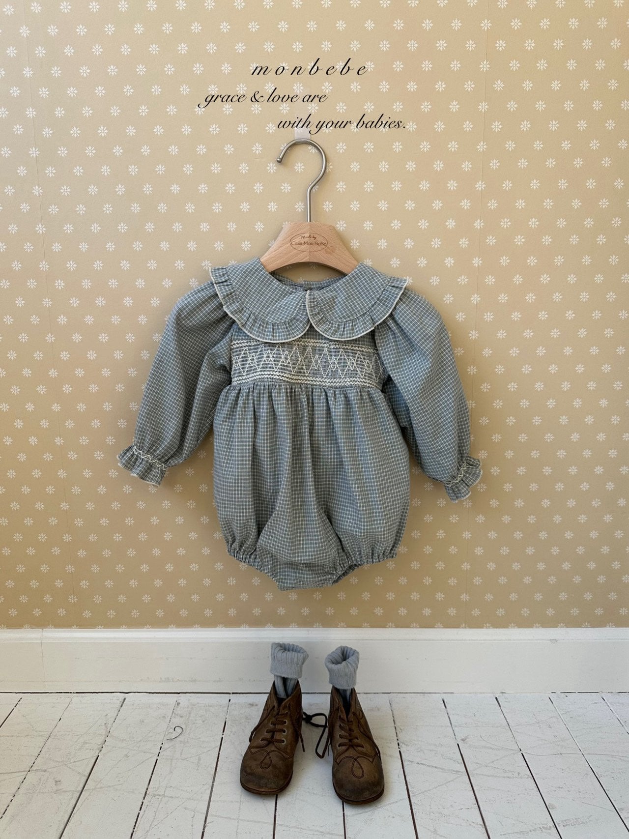 Mila smock rompers