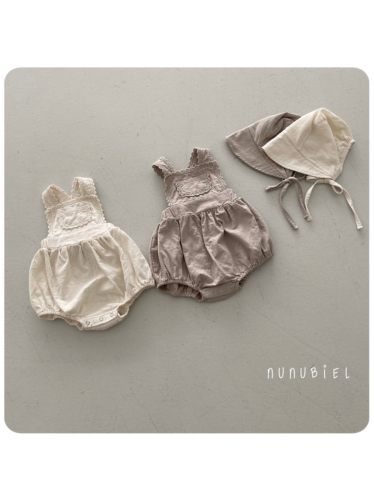 Milga rompers & bonnet