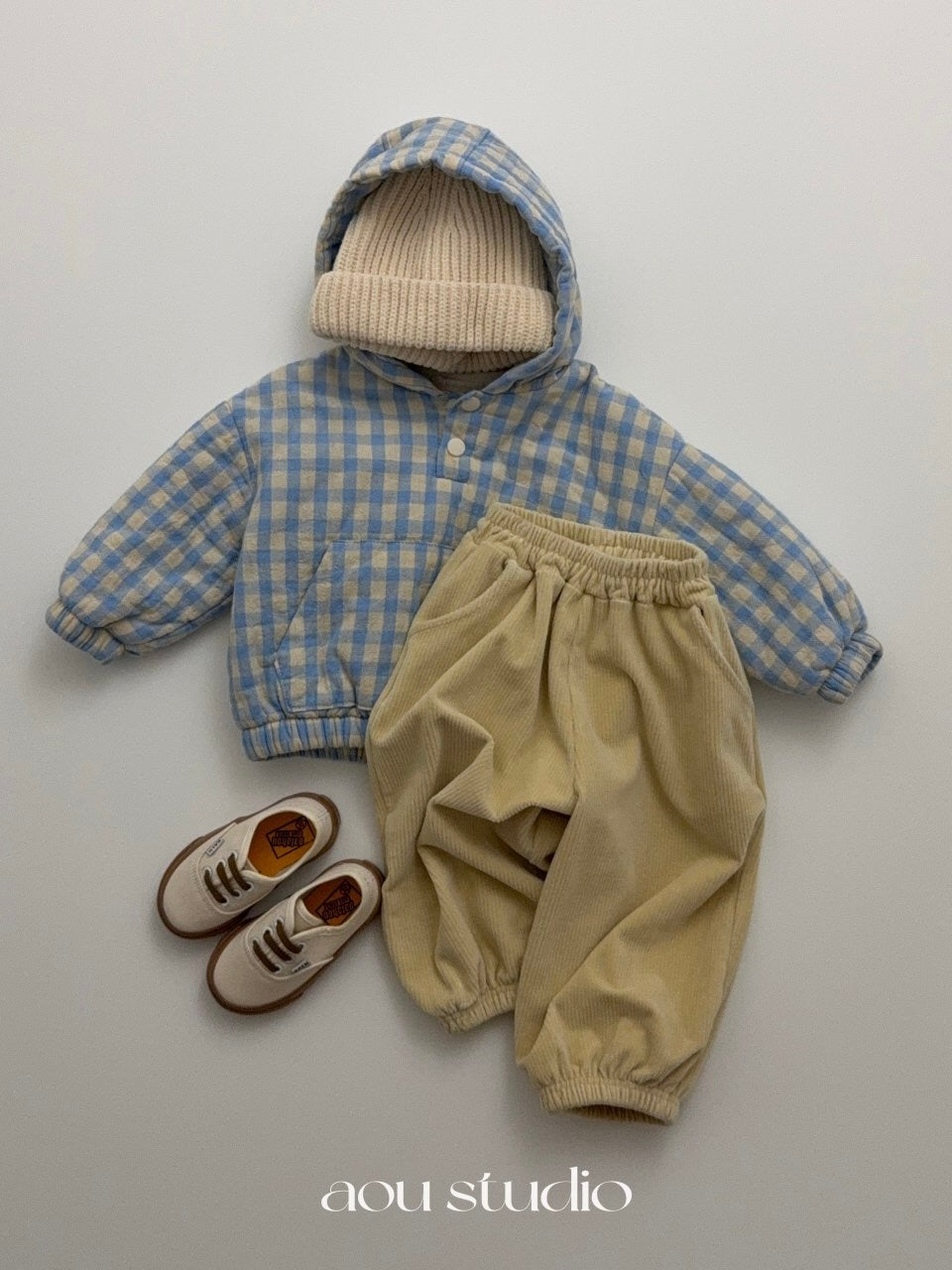 Cream jogger pants