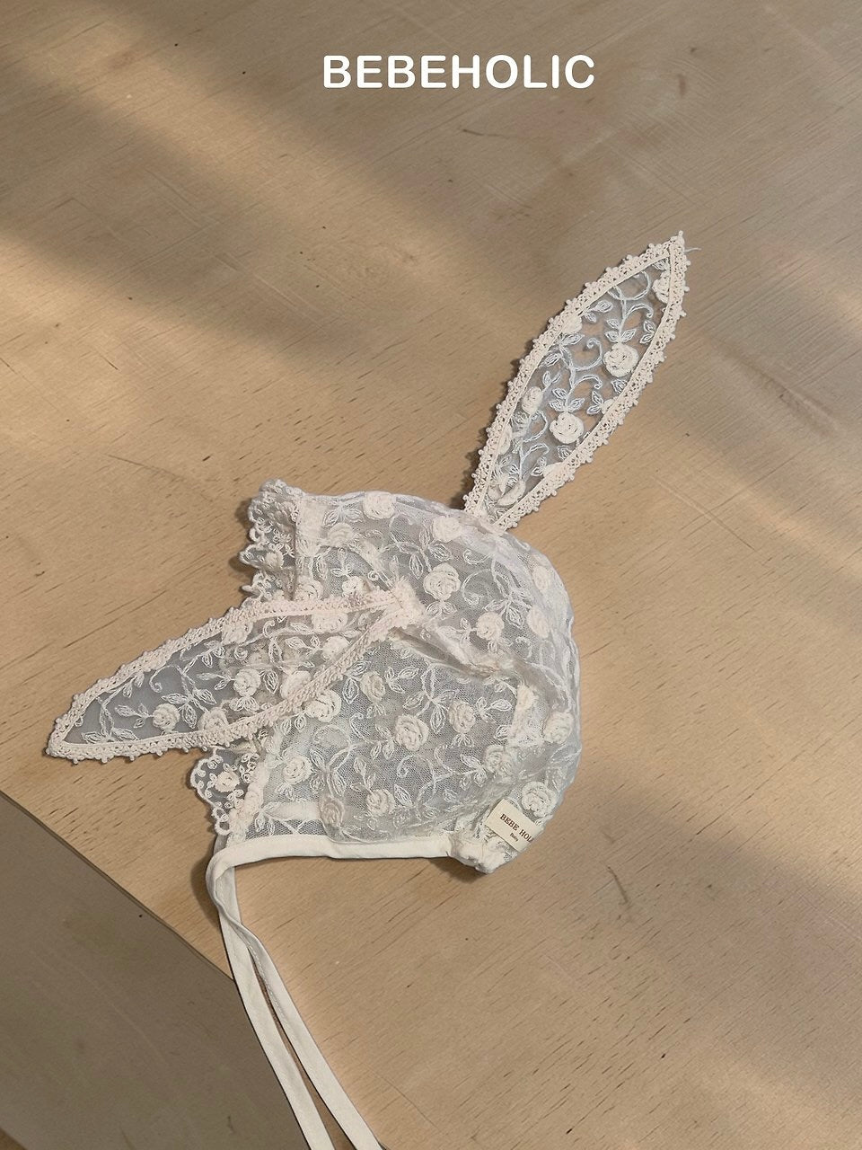 Bunny lace bonnet