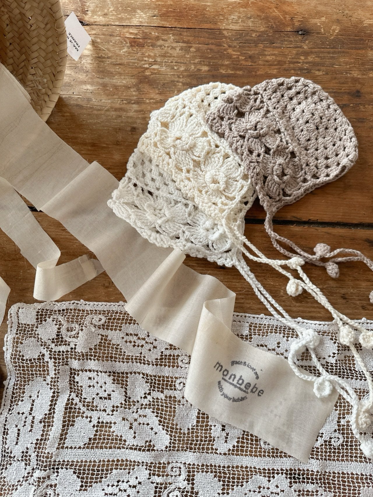 Mary Rose handmade bonnet