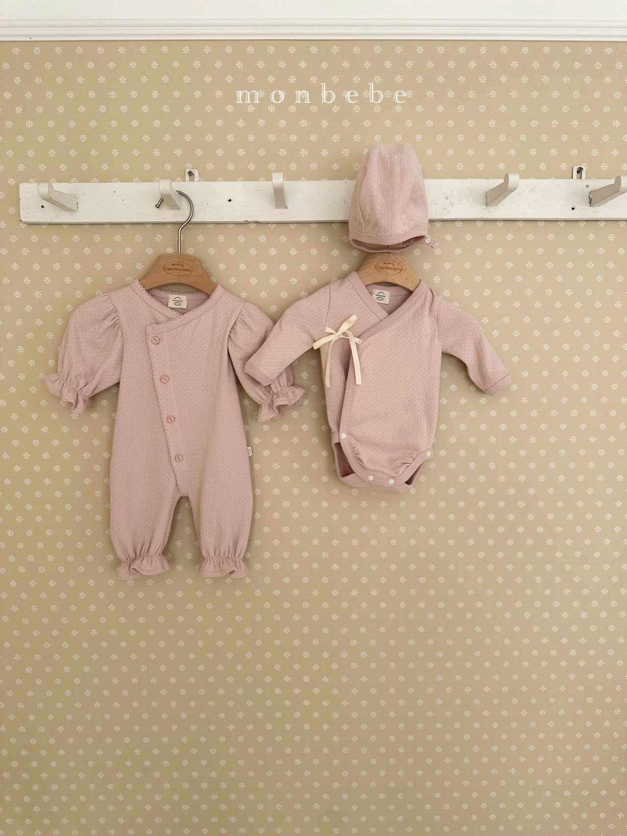 Noah newborn rompers