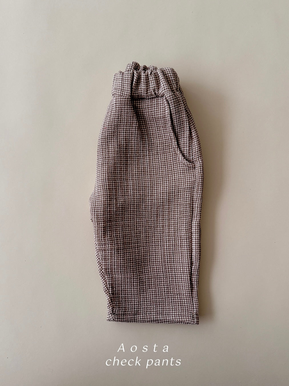 Check pants