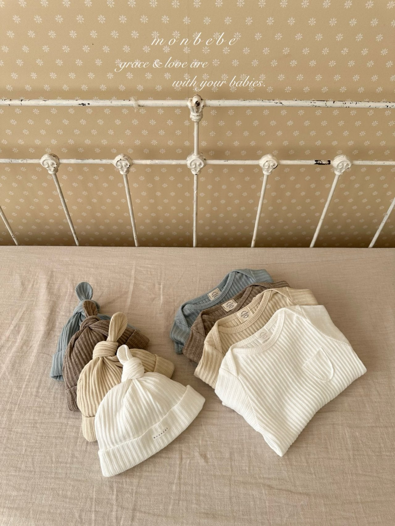 Leo boy rompers (with beanie)