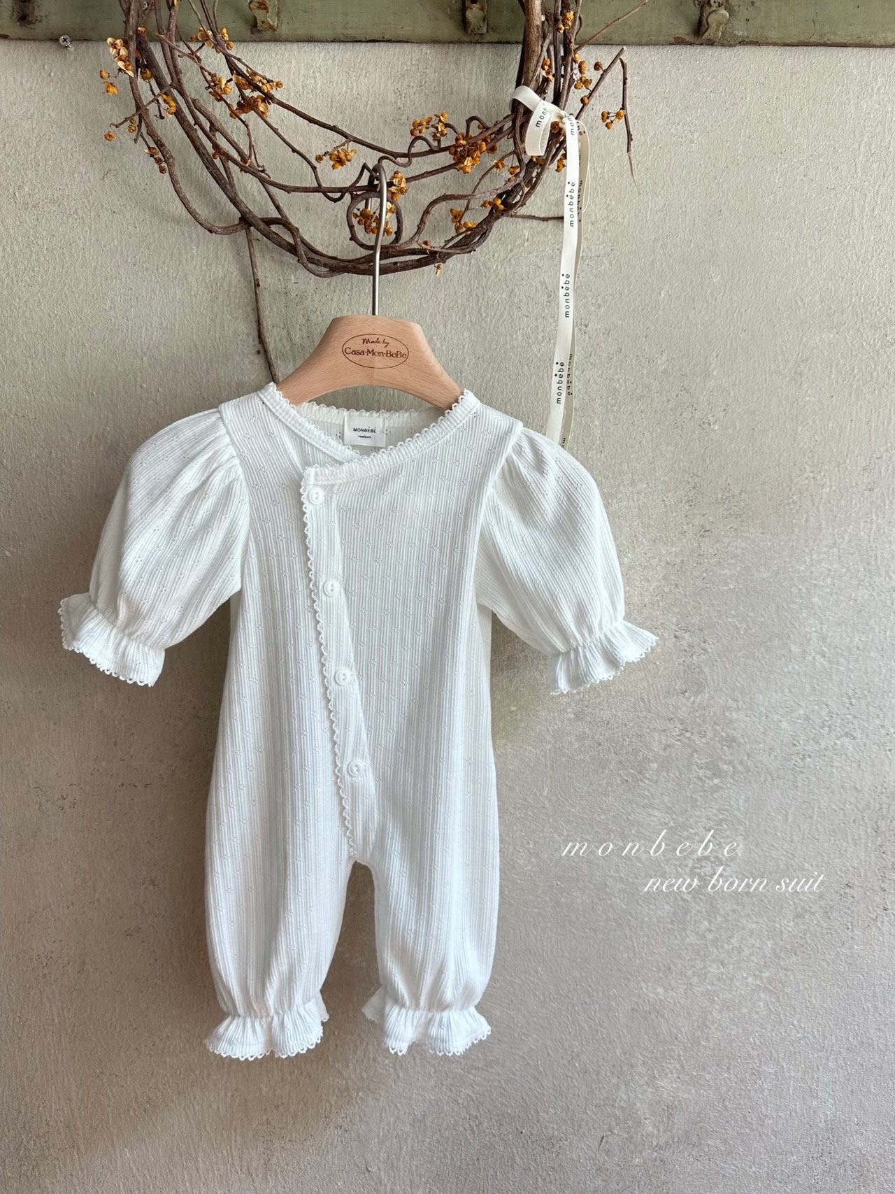 Selina newborn rompers