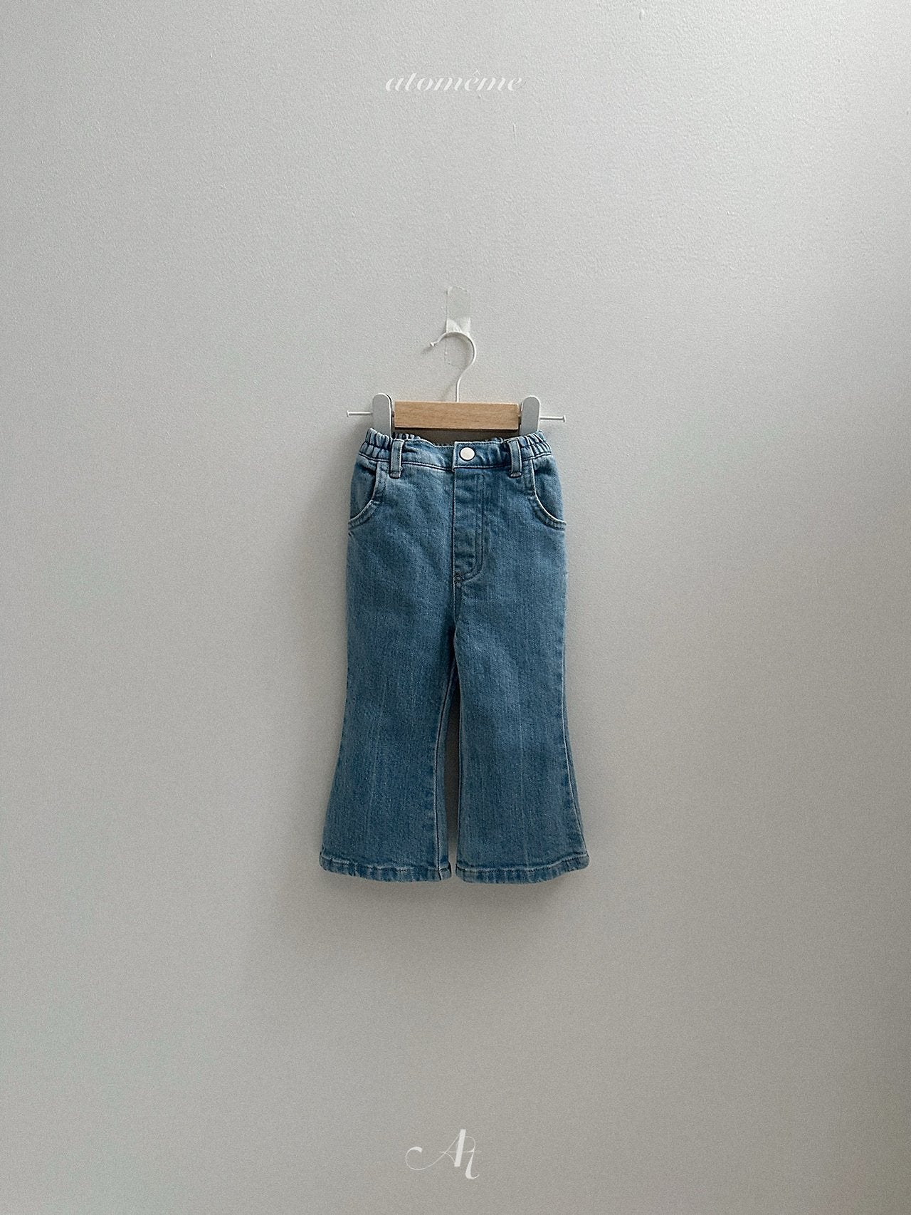 Berry bootcut denim pants