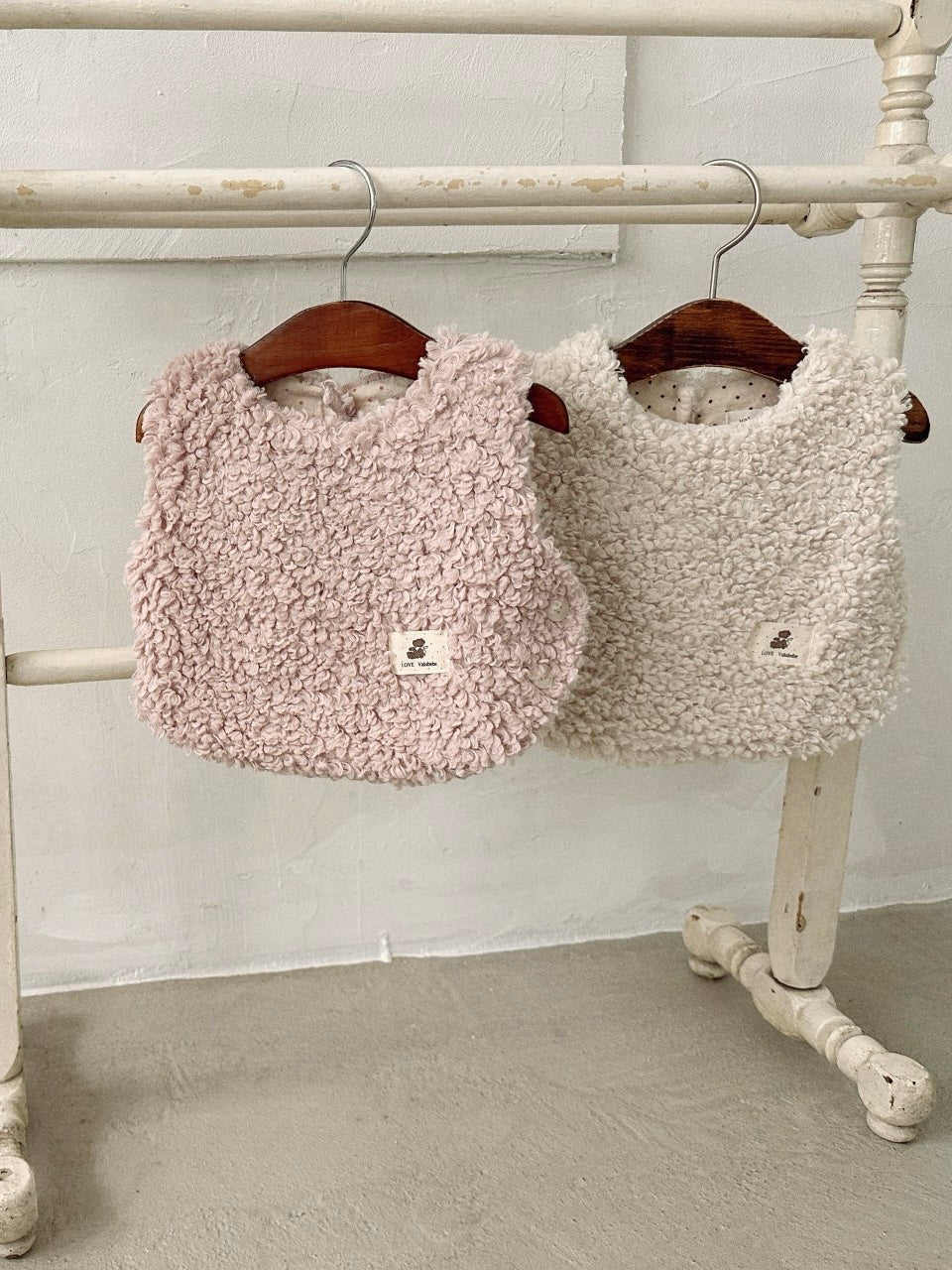 Baby lamb boa vest