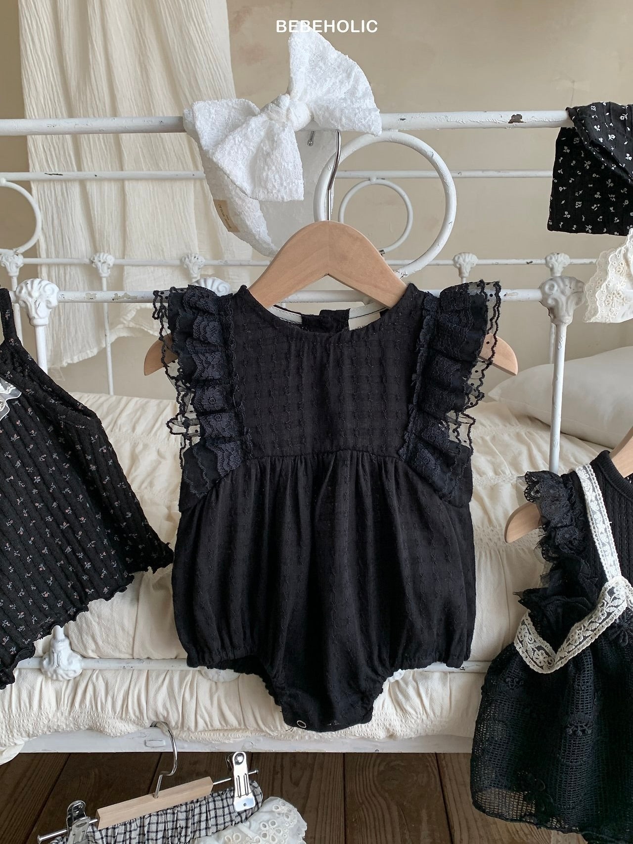 Penny lace rompers