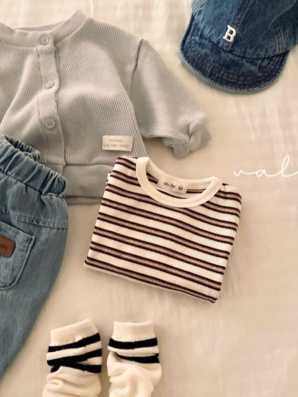 Rosé striped T shirt