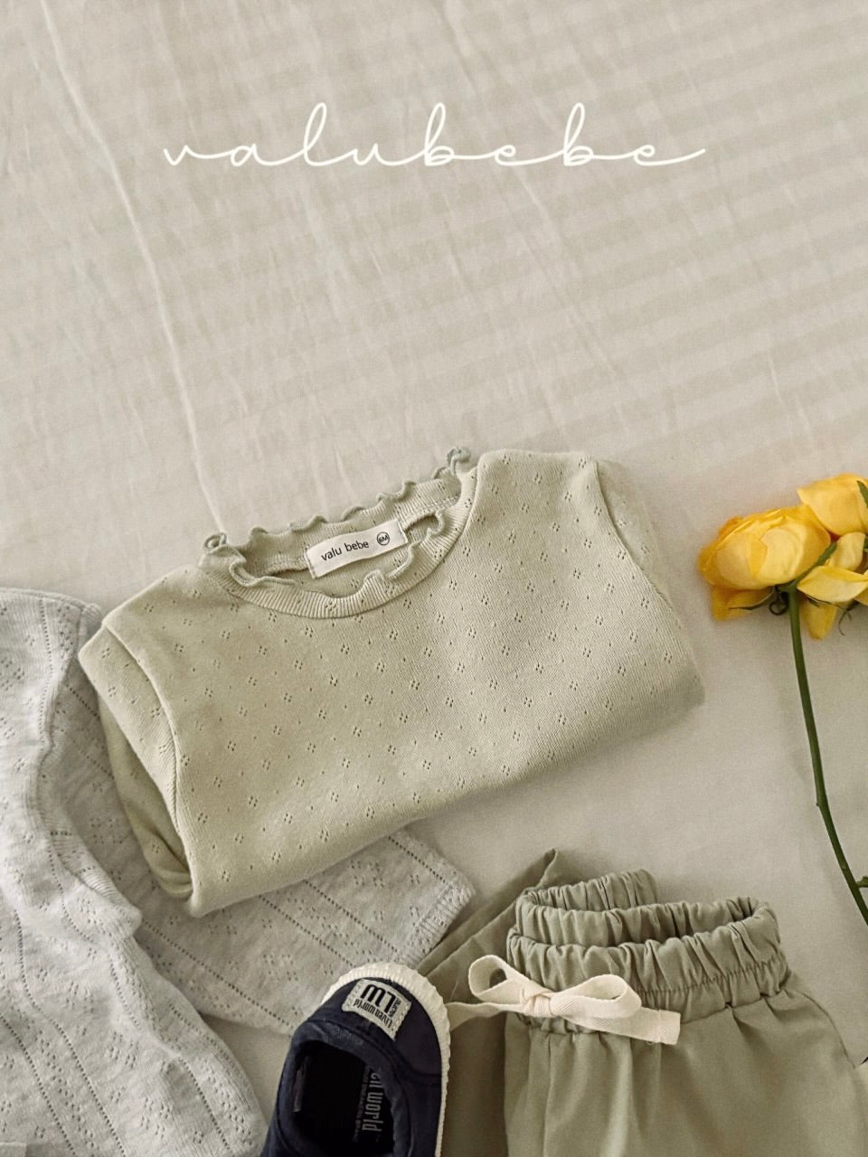 Soft frill T shirt
