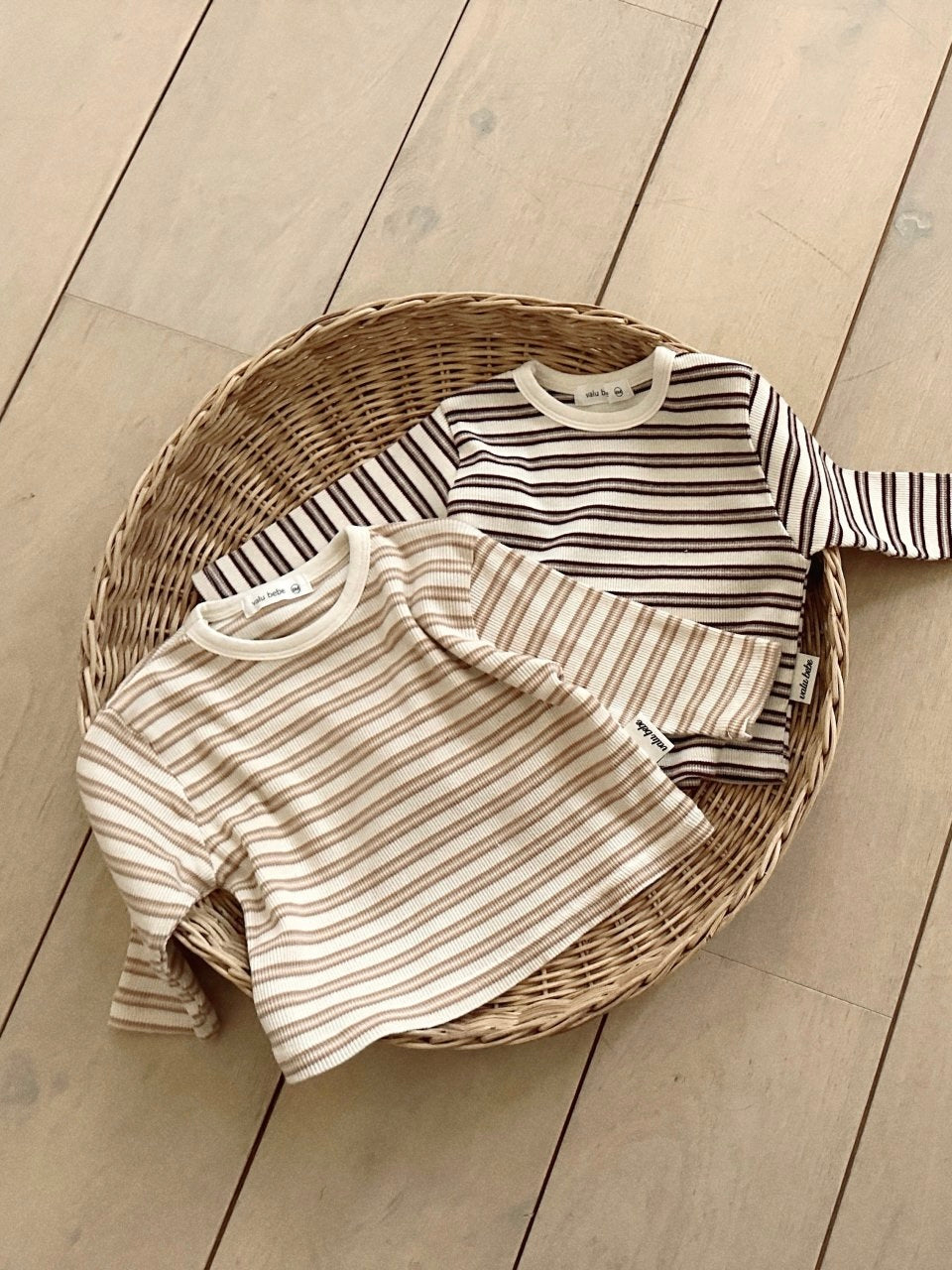 Rosé striped T shirt