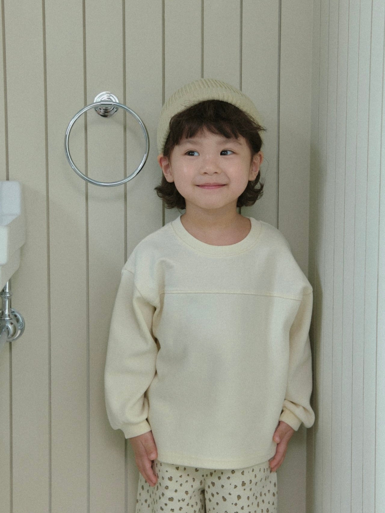 Contrast long sleeve T