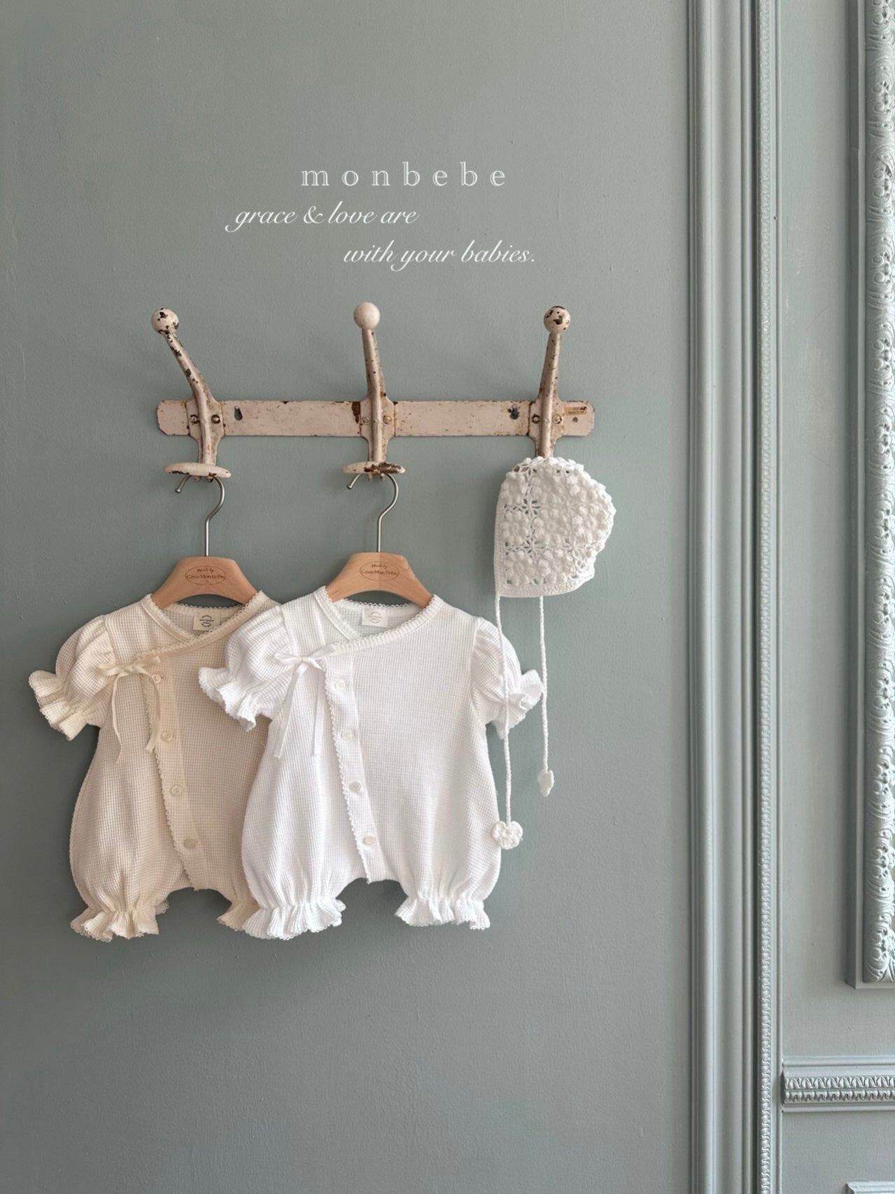 Summer waffle glory rompers