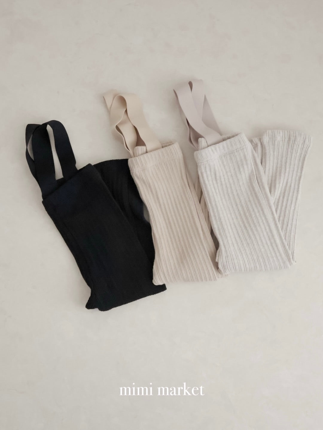 Cozy suspender leggings