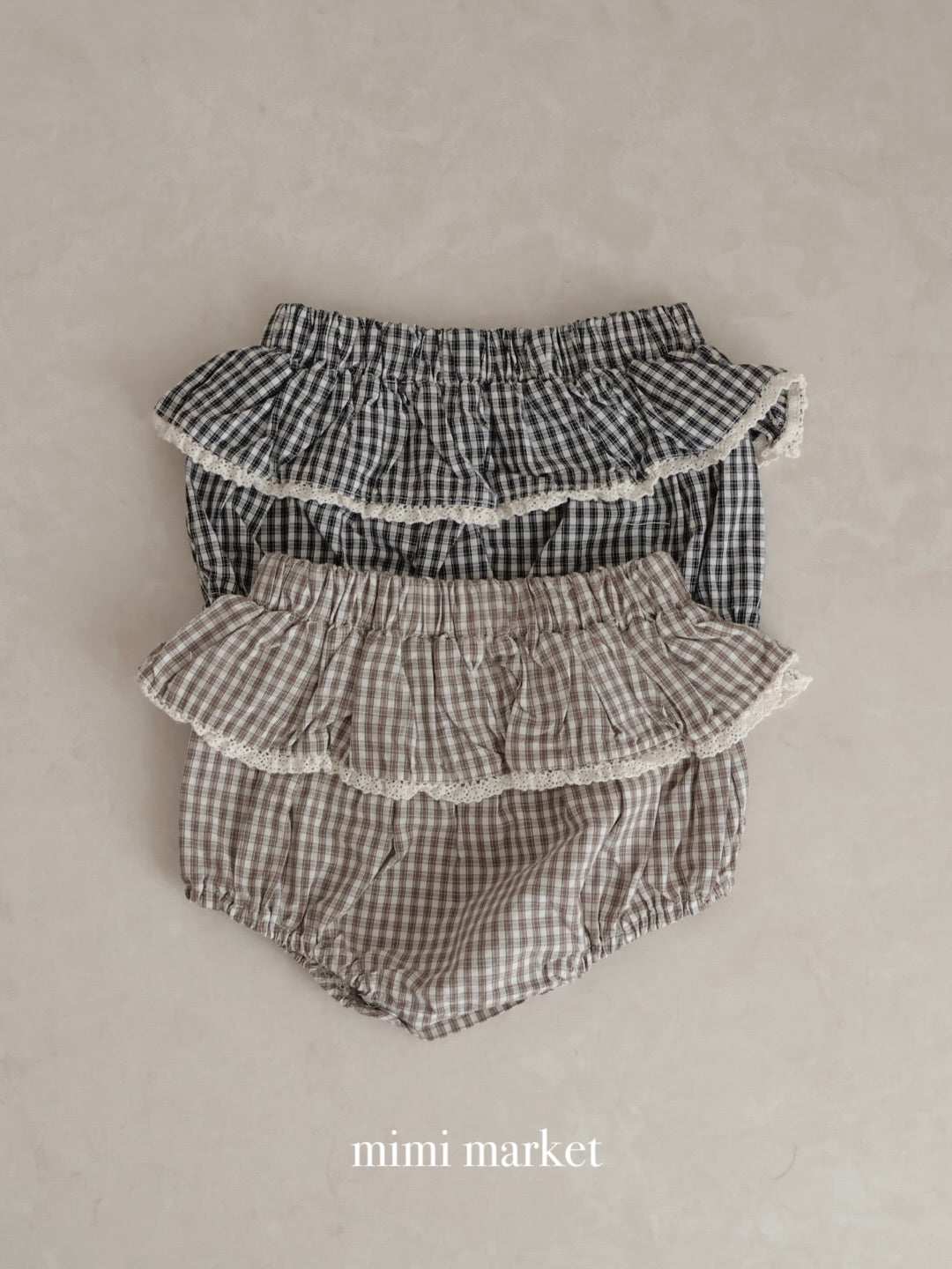 Check frill bloomer