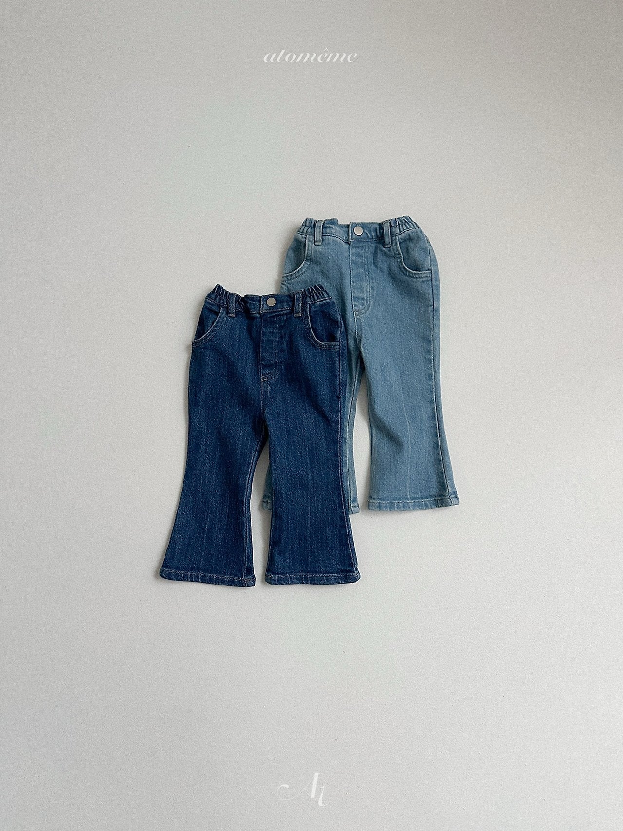 Berry bootcut denim pants