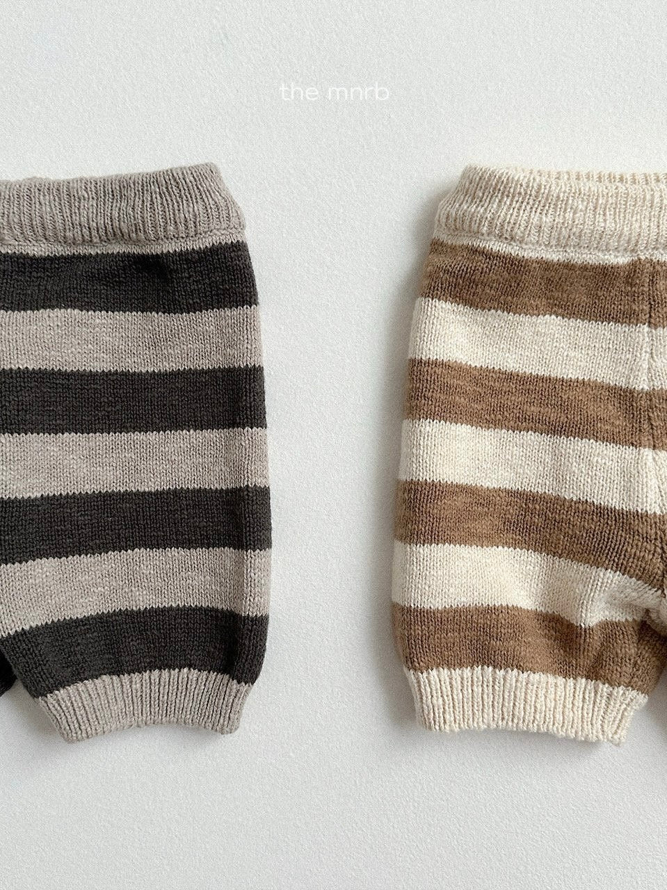 Striped knit pants